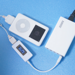 iPod classic充電の様子