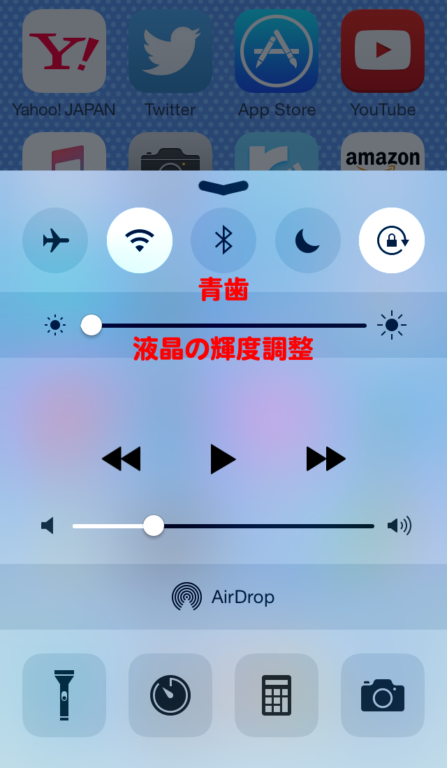 液晶の輝度調整