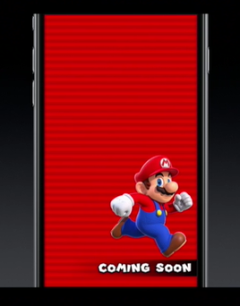 iPhoneでマリオ