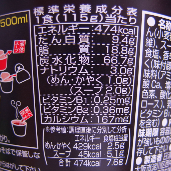 標準栄養成分表_日清デカブト(濃厚鶏ガラ醤油)