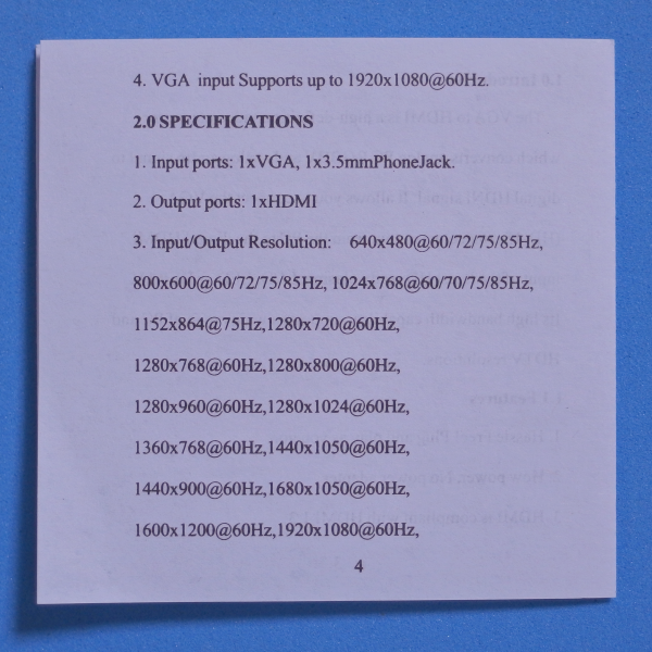 説明書_VGA2HDMI