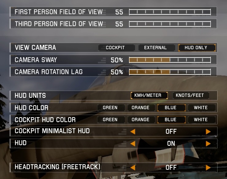 Settings＞GamePlay_ProjectWingman