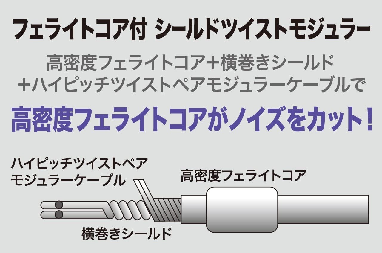 モジュラーケーブル 電話線 のノイズ対策とlanケーブルでの代用 モジュラーケーブル 電話線 のノイズ対策とlanケーブルでの代用