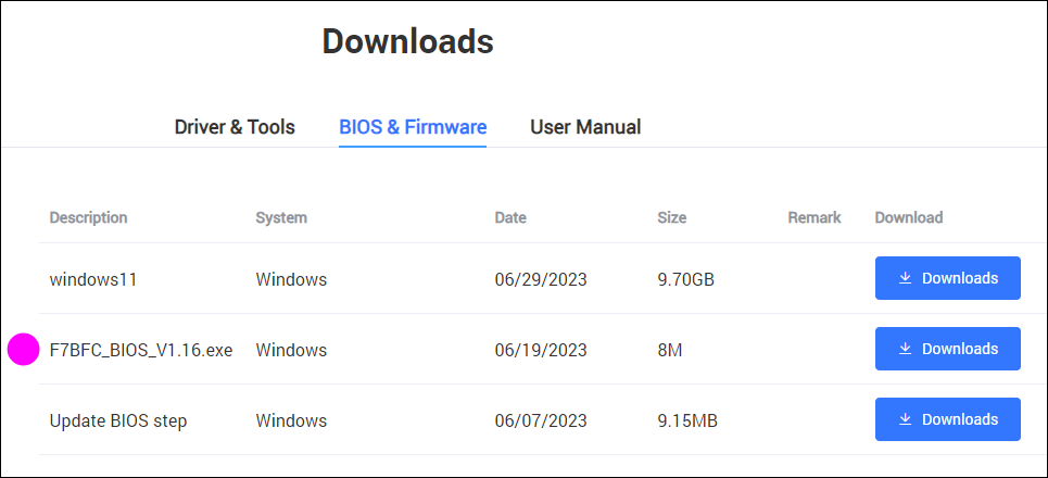 F7BFC_BIOS_V1.16