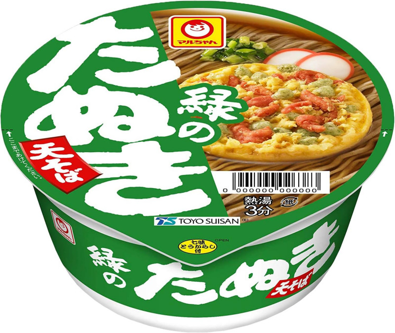 マルちゃん 緑のたぬき 天そば 東