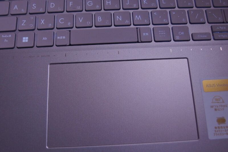 タッチパッド_ASUS Vivobook S 14X OLED