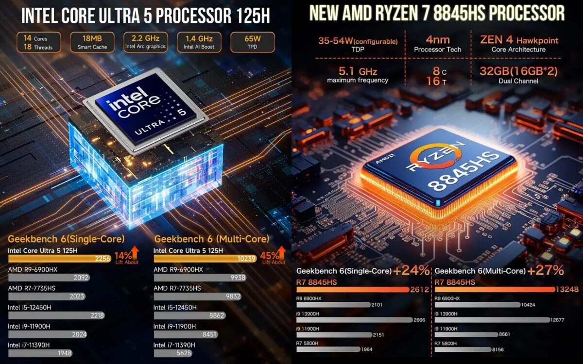Core Ultra 5 125H_R7 8845HS