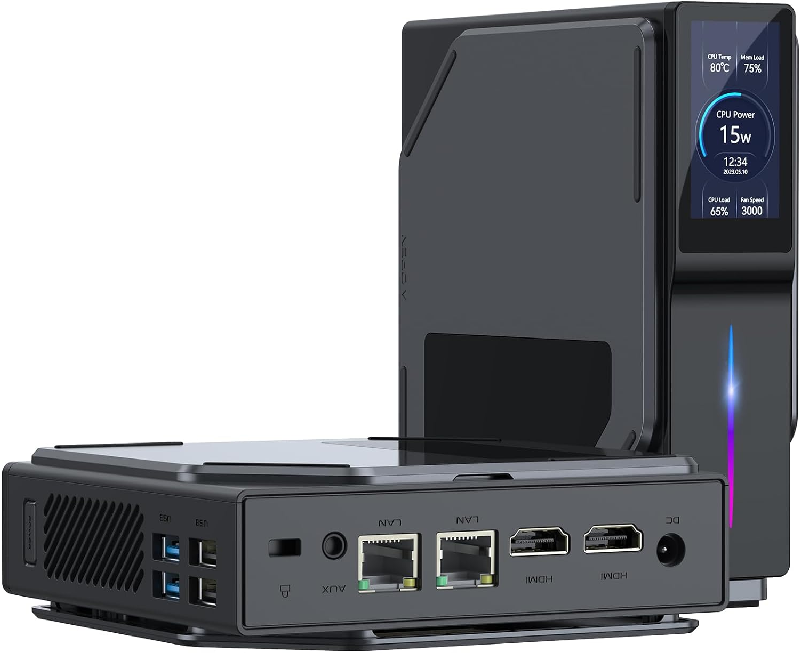 LCDスクリーン搭載 ミニPC Intel N100