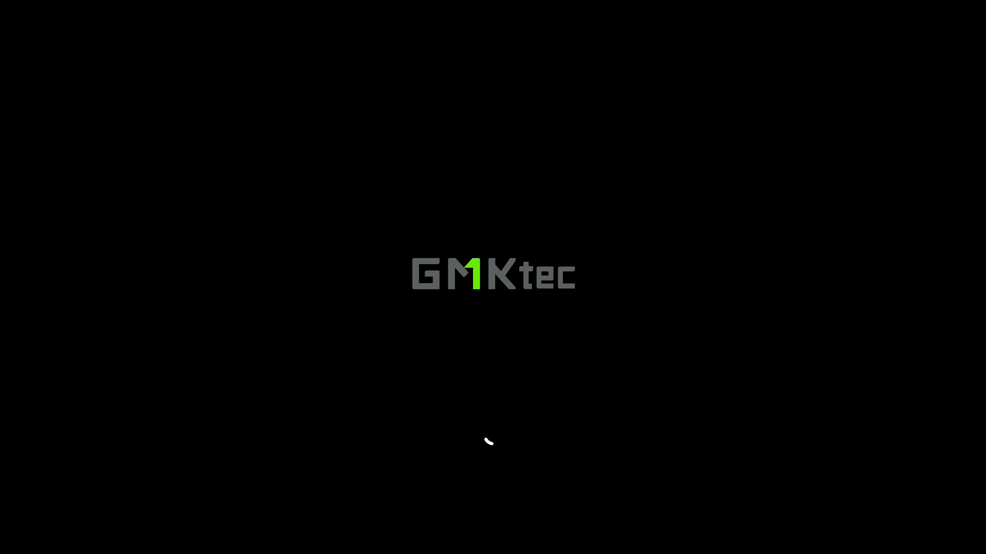 NucBox K8_起動画面