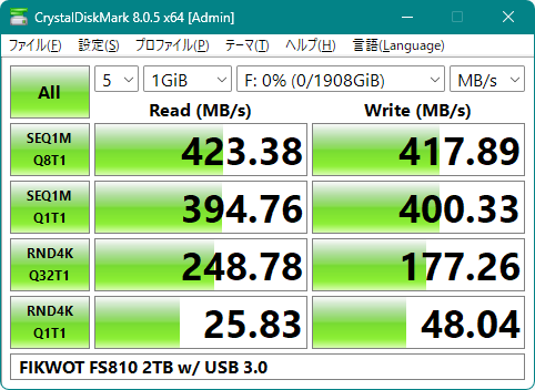 Fikwot_FS810_2TB_UASP_速度
