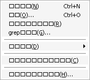 アイコンを左クリック