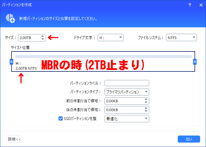 MBRの時