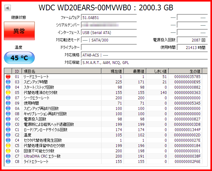 異常_WD20EARS-00MVWB0