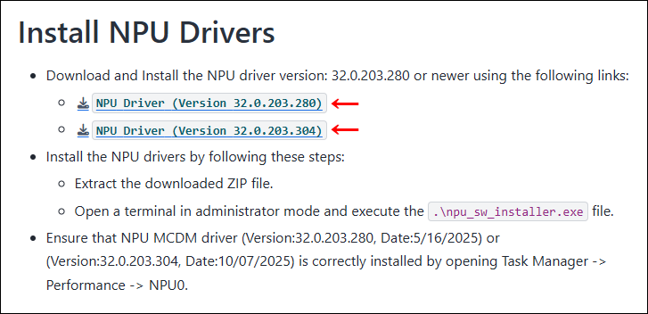 NPU Driver_32.0.203.280_32.0.203.304