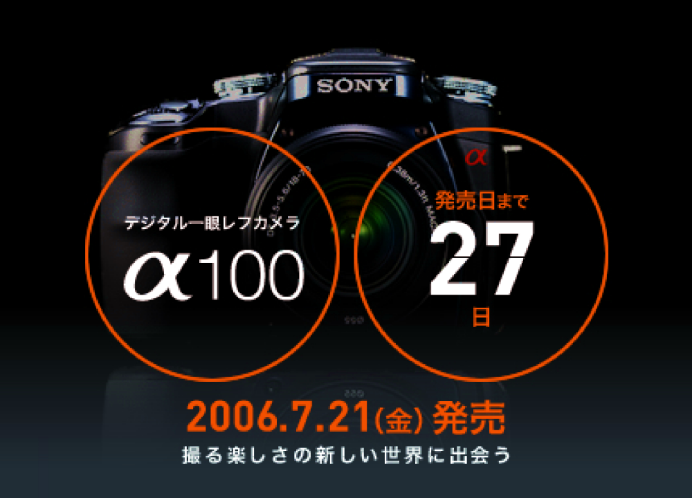 α100(DSLR-A100)_2006年7月発売